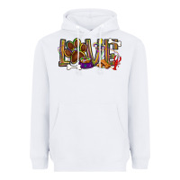 White Mardi Gras love dog paw Heavyweight Hoodie - BundleAndBundleShop