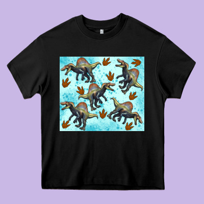 Spinosaurus Heavy Core Tee Designed By Artiststas