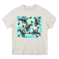 Cream spinosaurus Heavy Core Tee - Artiststas