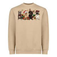 Mushroom christmas chihuahua pitbull pug dachshund Heavyweight Sweatshirt - JahusDesignShop