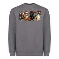 Storm christmas chihuahua pitbull pug dachshund Heavyweight Sweatshirt - JahusDesignShop