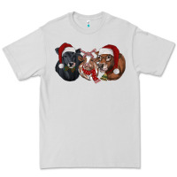 Dove Grey Christmas Cows Premium Tee - RanaPortraitStore
