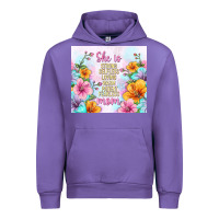 Tulip she is mom with flowers Urban Hoodie - TumblerDesignByShophia