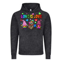 Vintage Black lgbtq love is love gnomes Vintage Hoodie - HRA Design Shop