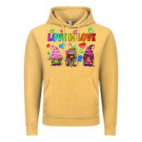 Vintage Mustard lgbtq love is love gnomes Vintage Hoodie - HRA Design Shop