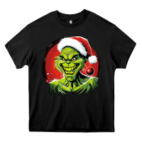 Black Grinch Heavy Core Tee - Unal Design