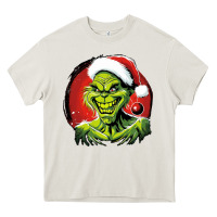 Cream Grinch Heavy Core Tee - Unal Design
