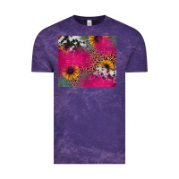 Cloud Purple pink glitter leopard cowhide Vintage Tee - JahusDesignShop