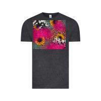 Vintage Black pink glitter leopard cowhide Vintage Tee - JahusDesignShop