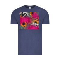 Vintage Denim pink glitter leopard cowhide Vintage Tee - JahusDesignShop