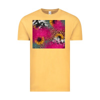 Vintage Mustard pink glitter leopard cowhide Vintage Tee - JahusDesignShop