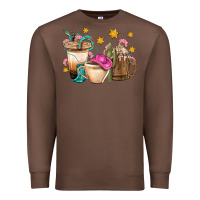 Chestnut Western Cowgirl Coffee Cup Bbs Premium Sweatshirt - BundleAndBundleShop