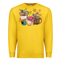Lemon Western Cowgirl Coffee Cup Bbs Premium Sweatshirt - BundleAndBundleShop