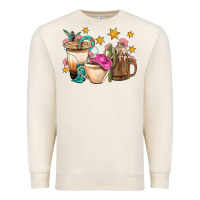 Sandshell Western Cowgirl Coffee Cup Bbs Premium Sweatshirt - BundleAndBundleShop