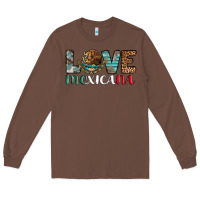 Chestnut love mexicana revise Long Sleeve Tee - AdoDesignShop