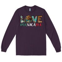 Plum love mexicana revise Long Sleeve Tee - AdoDesignShop
