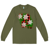 Army Green christmas patch Long Sleeve Tee - AdoDesignShop