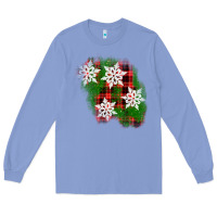 Colony Blue christmas patch Long Sleeve Tee - AdoDesignShop