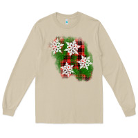 Mushroom christmas patch Long Sleeve Tee - AdoDesignShop