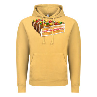 Vintage Mustard chocolate christmas cake fa element Vintage Hoodie - FaDigitalArtStudio
