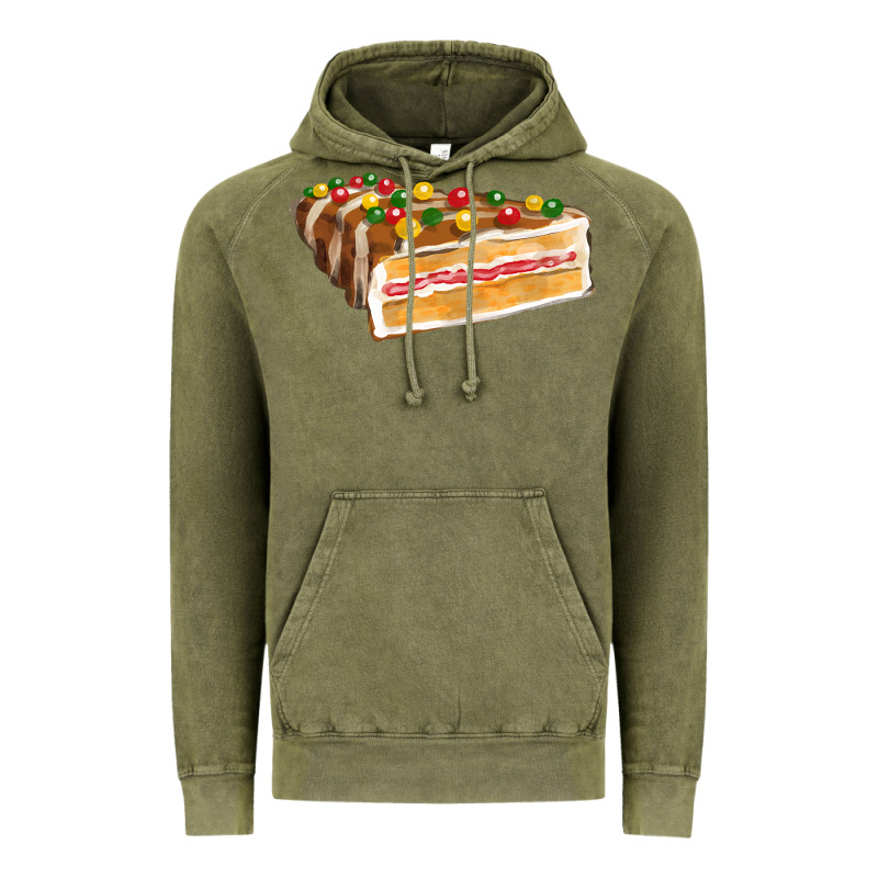 Chocolate Christmas Cake Fa Element Vintage Hoodie by FaDigitalArtStudio | Teevron