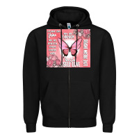 Black self love Zipper Hoodie - MaliasSmallBusiness
