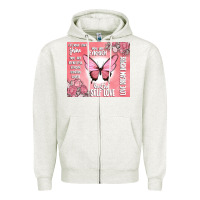Oatmeal Heather self love Zipper Hoodie - MaliasSmallBusiness