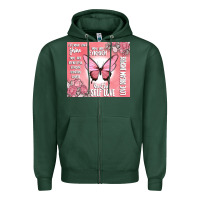 Sports Green self love Zipper Hoodie - MaliasSmallBusiness