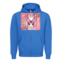 True Royal self love Zipper Hoodie - MaliasSmallBusiness