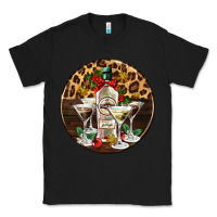 Black christmas martini cocktail party Classic Tee - AdoDesignShop
