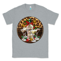 Heather Grey christmas martini cocktail party Classic Tee - AdoDesignShop
