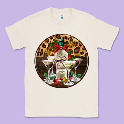 Christmas Martini Cocktail Party Classic Tee Designed By Adodesignshop