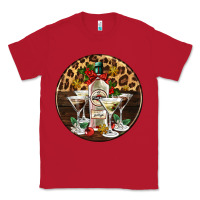 Red christmas martini cocktail party Classic Tee - AdoDesignShop