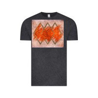 Vintage Black orange glitter Vintage Tee - JahusDesignShop