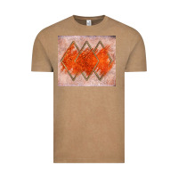 Vintage Coffee orange glitter Vintage Tee - JahusDesignShop