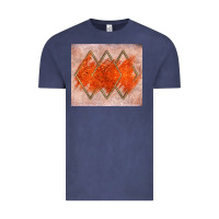 Vintage Denim orange glitter Vintage Tee - JahusDesignShop