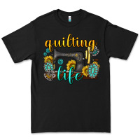 Black quilting life western Premium Tee - texasbilliewilder