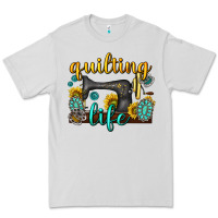 Dove Grey quilting life western Premium Tee - texasbilliewilder