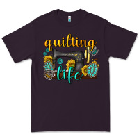 Plum quilting life western Premium Tee - texasbilliewilder