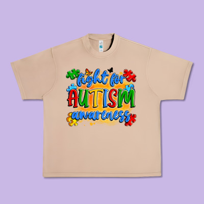 Fight For Autism Awareness Urban Heavy Tee Designed By Artiststas