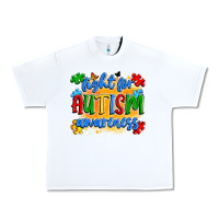 White fight for autism awareness Urban Heavy Tee - Artiststas