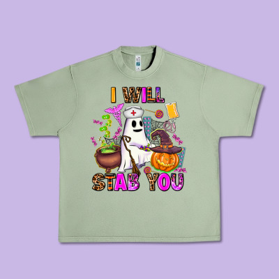 I Will Stab You Nurse Urban Heavy Tee Designed By Adodesignshop
