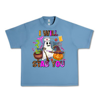 Pebble Blue i will stab you nurse Urban Heavy Tee - AdoDesignShop