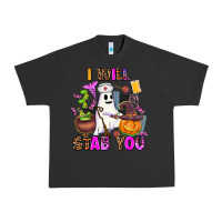 Pigment Black i will stab you nurse Urban Heavy Tee - AdoDesignShop