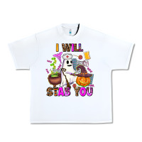 White i will stab you nurse Urban Heavy Tee - AdoDesignShop