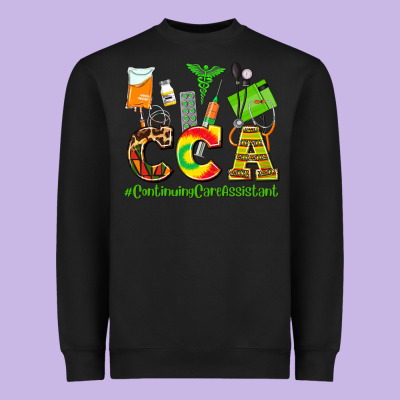 Cca  Countinuing Care Assistant Juneteenth Heavyweight Sweatshirt Designed By Adodesignshop