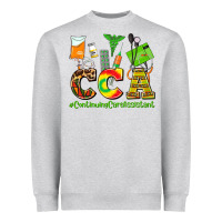 Heather Grey cca  countinuing care assistant juneteenth Heavyweight Sweatshirt - AdoDesignShop
