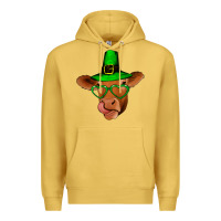 Antique Gold St Patricks Day Cow Premium Hoodie - Bettercallsaul