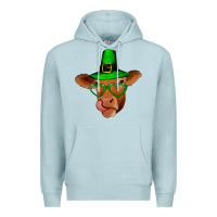 Blue Mist St Patricks Day Cow Premium Hoodie - Bettercallsaul