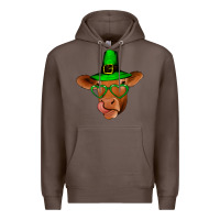 Coffee St Patricks Day Cow Premium Hoodie - Bettercallsaul